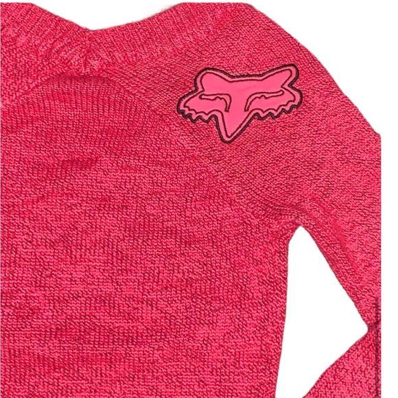 FOX RIDERS: Women’s Logo V Neckline Sweater - Size XS - Picture 7 of 10